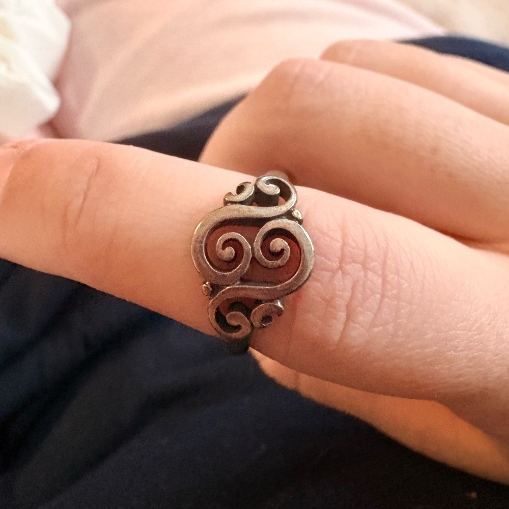 James Avery Silver Swirl Ring